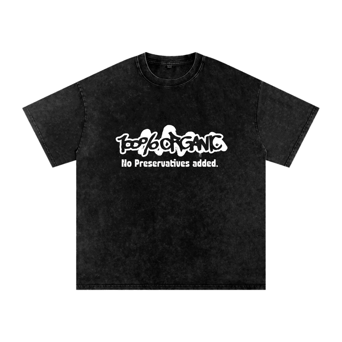 100% Organic Snow Washed Oversized Cotton T-Shirt