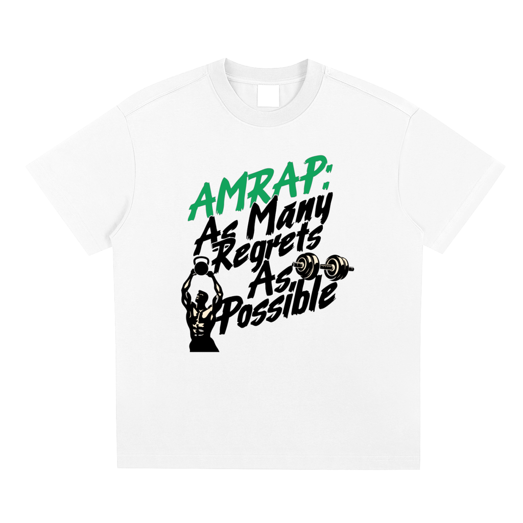 AMRAP: As Many Regrets As Possible / Sorona Quick-Dry Cooling T-Shirt