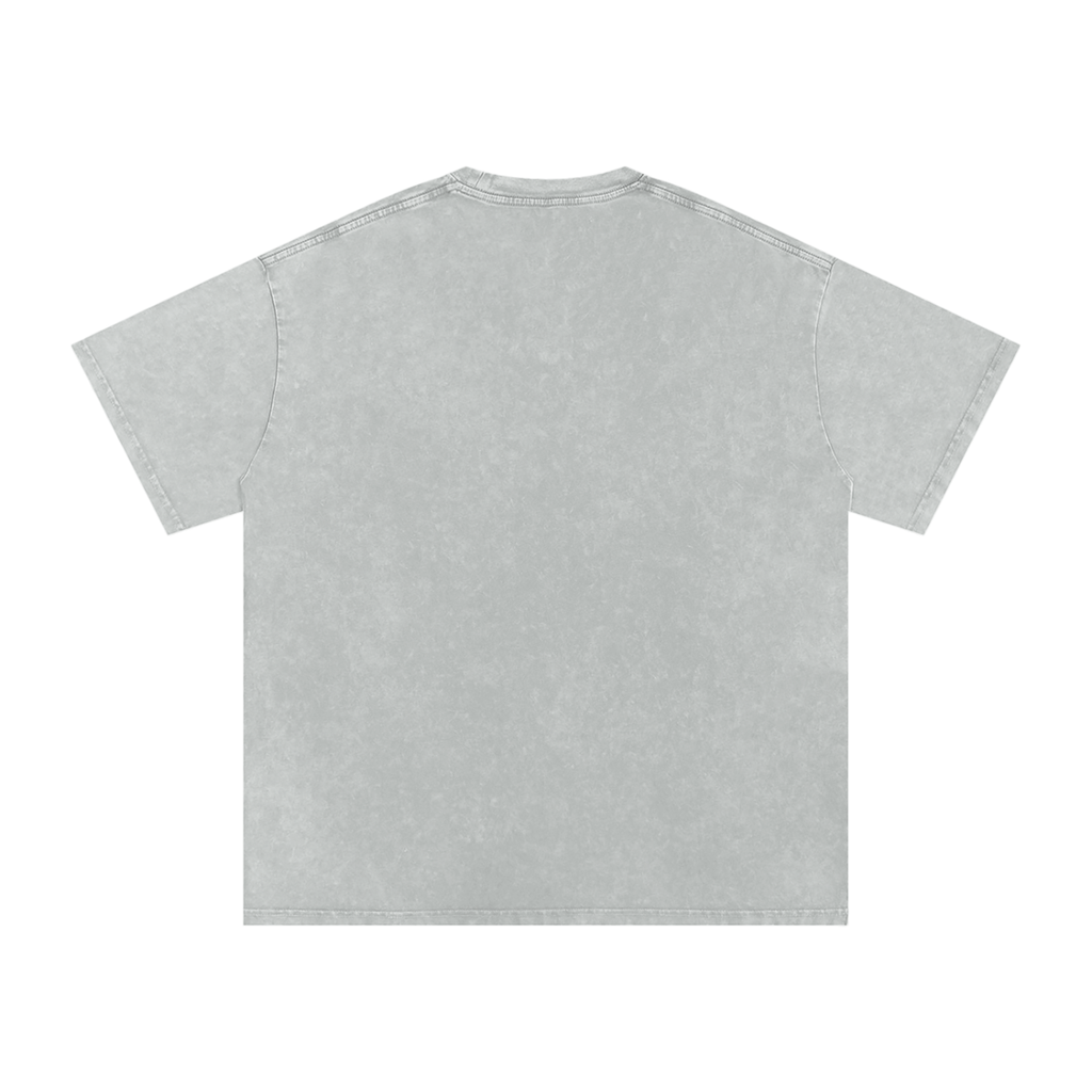 I Love Burpees Snow Washed Oversized Cotton T-Shirt
