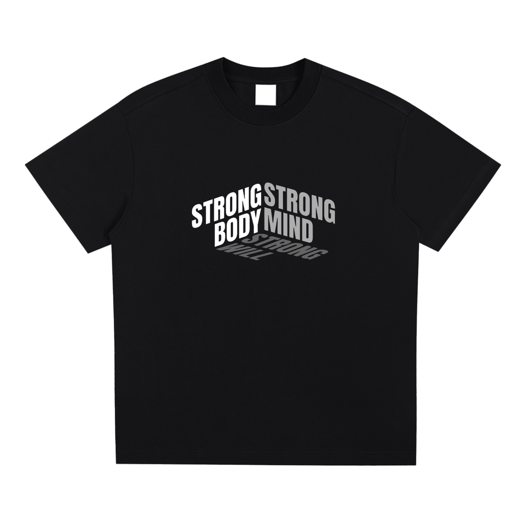 Strong Mind, Strong Body, Strong Will / Sorona Quick-Dry Cooling T-Shirt