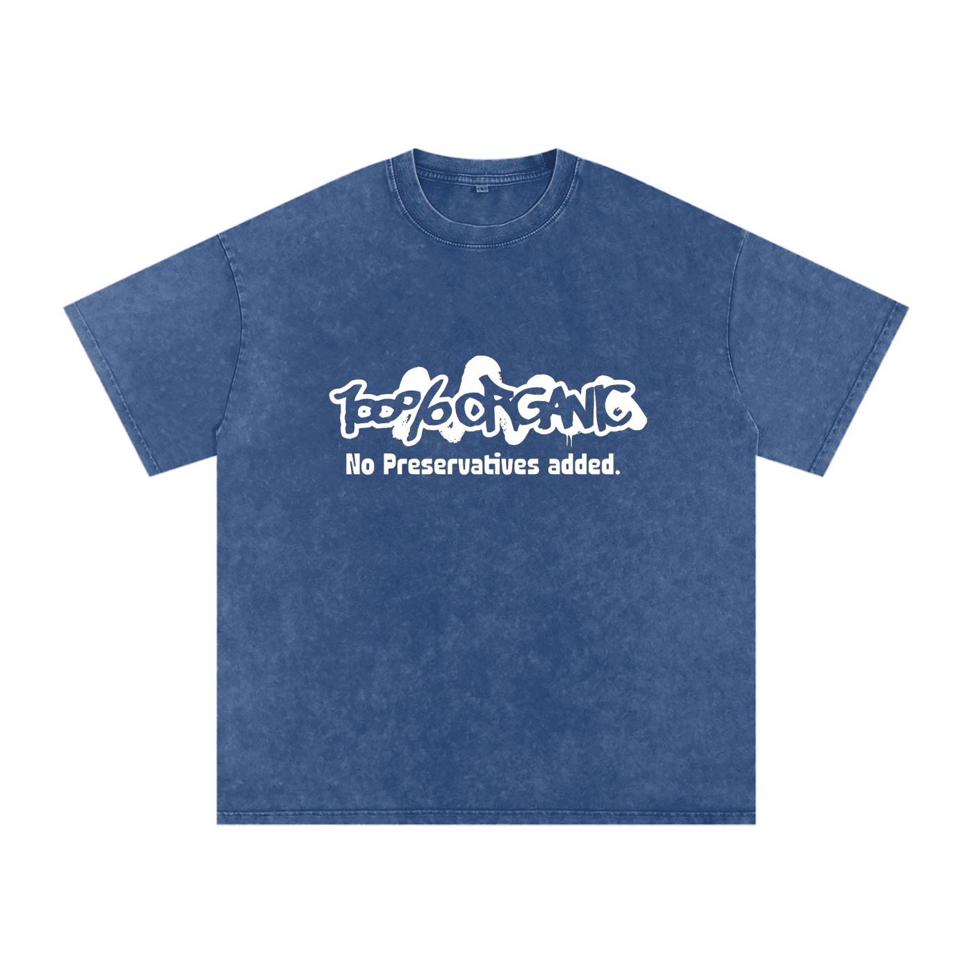 100% Organic Snow Washed Oversized Cotton T-Shirt