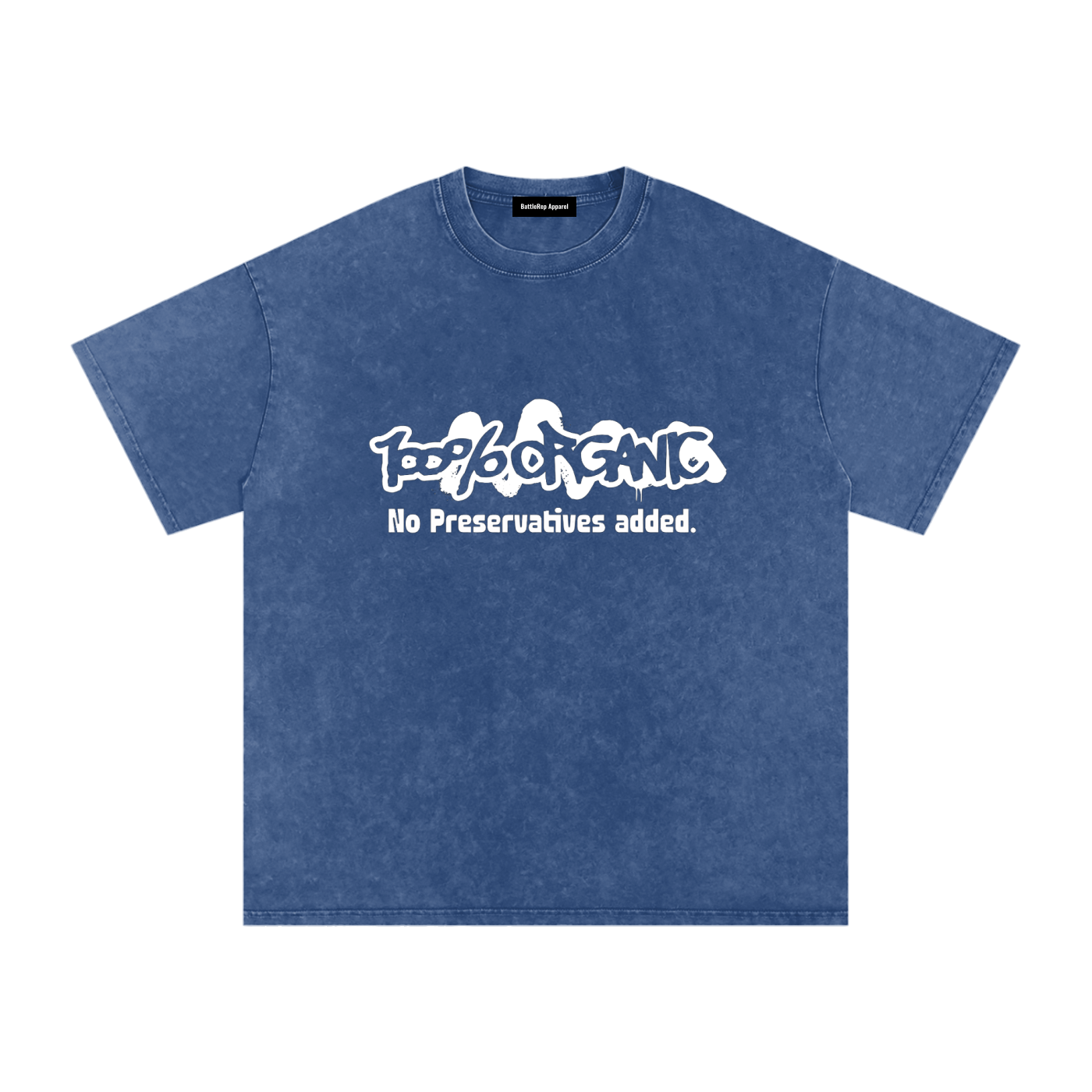 100% Organic Snow Washed Oversized Cotton T-Shirt