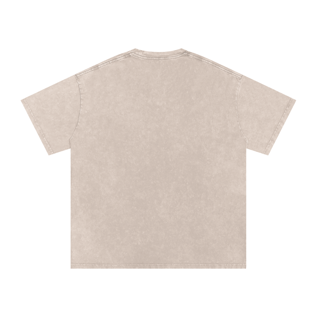 I Love Burpees Snow Washed Oversized Cotton T-Shirt